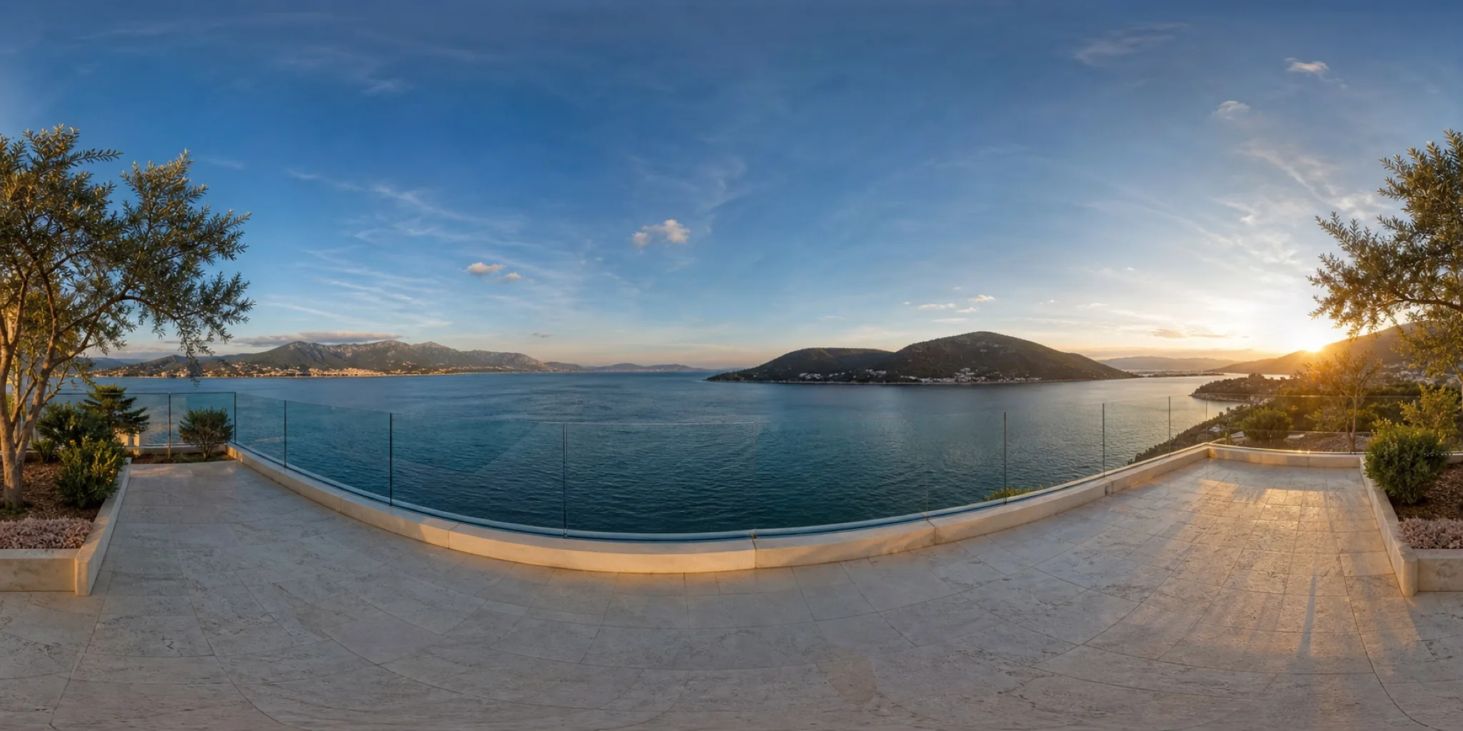 Coastal panorama used by the 360 Viewer demo